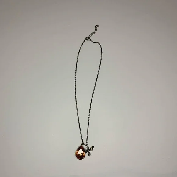 💸Bee and Stone Bronze Necklace💸 - Picture 3 of 8